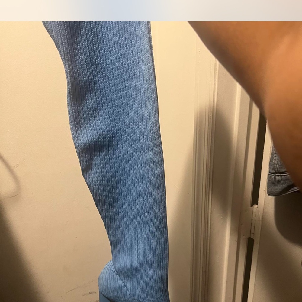 Onyx Blue Over-the-Knee Boots